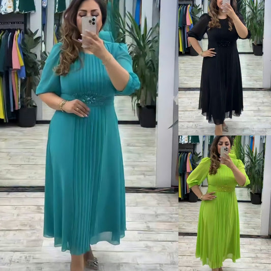 💥👗【S-5XL】Rochie nouă la modă, design clasic, elegantă și simplă