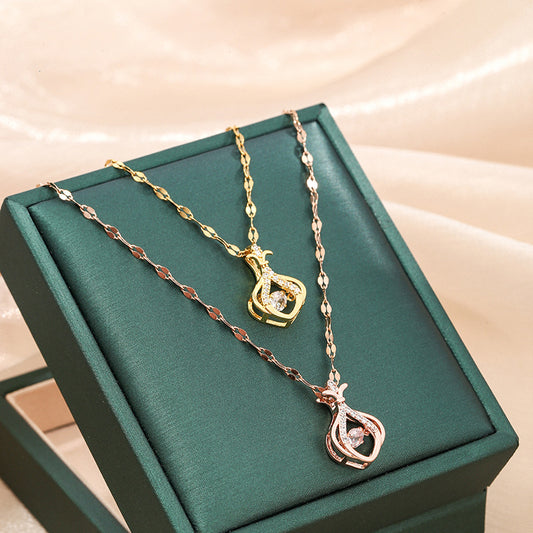 【Kup 1 sztuki i otrzymaj 1 sztuki gratis】Naszyjnik z brokatem dla kobiet