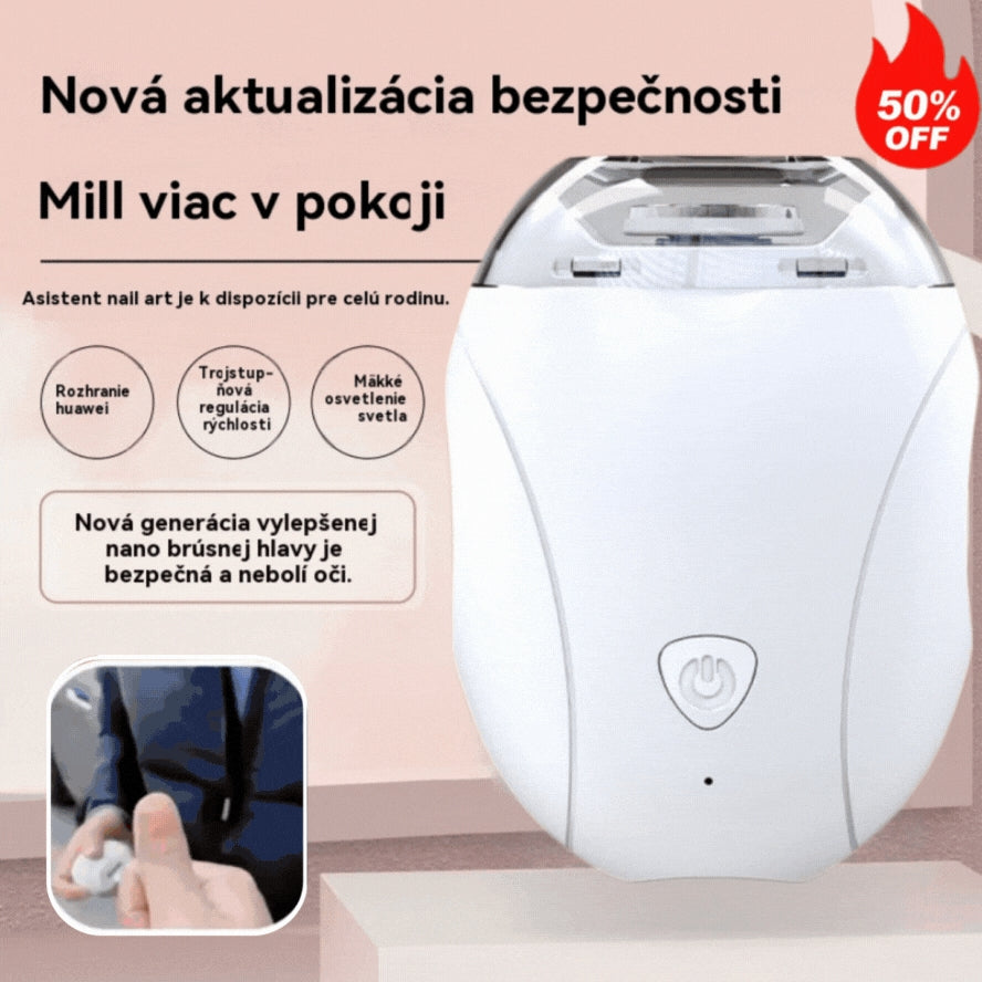 💅 ✨ Nová automatický pilník na nehty – bezpečná a šetrná péče o nehty 👶🔧