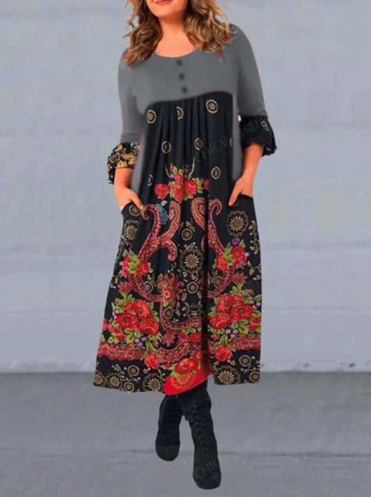 👗【S–5XL】2025 Jesień/Zima Nowa sukienka w stylu retro · Stylowa, wygodna i elegancka