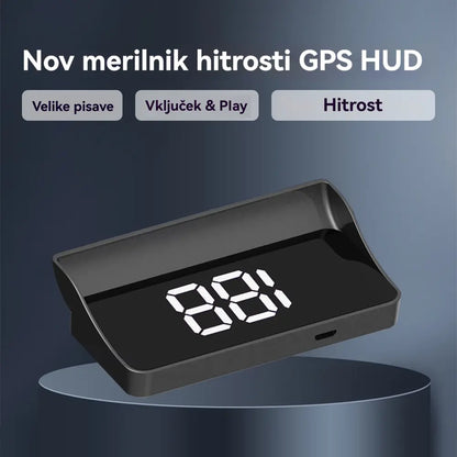 【Švicarska vojaška GPS navigacija "Izogibanje kazni"】Nov GPS merilnik hitrosti in vrtljajev z zaslonom HUD【1 kos za 25evrov【USB vmesnik】