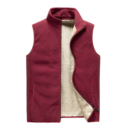 🔥【45% OFF】【M-8XL】Nová pánska jesenná a zimná vesta, veľká veľkosť kašmírového svetra, teplá vesta, veľká veľkosť