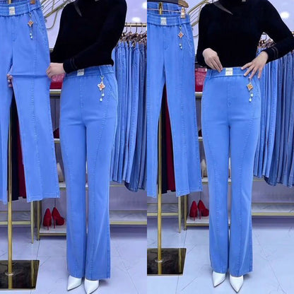 🏆【Kúp 1 a 1 zadarmo】👖【S-4XL】Dámske strečové džínsy s vysokým pásom