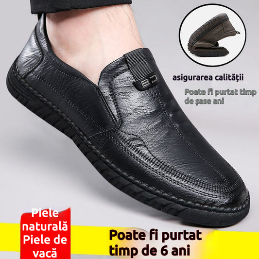 [39-44]👞Pantofi bărbătești din piele naturală moale – Confort total pentru bărbați maturi
