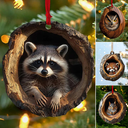 【10 PCS】🎄Critter decoración del árbol de Navidad. Decoración colgante para animales pequeños.