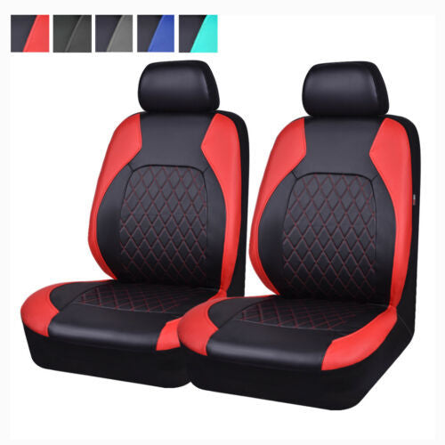 🚗【Juego de 4 piezas - funda de asiento*2+asiento delantero*2】🚗Univerzalni set mekanih kožnih presvlaka za autosjedalice