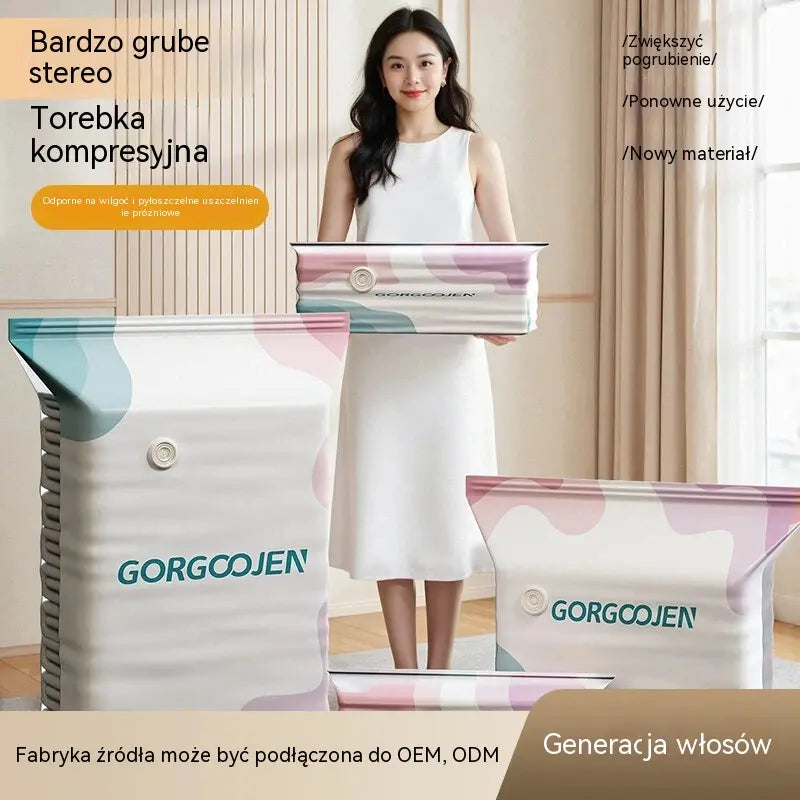 🧳 5 produktów za 109 zł 💨 Duża, kompresyjna torba próżniowa: nie wymaga pompki, jest szczelna i idealnie nadaje się do oszczędzania miejsca w walizkach i w domu ✈️