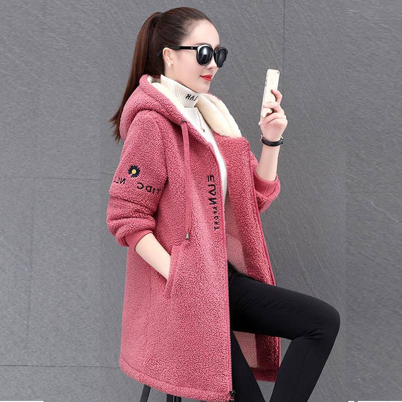 🌺🌺【M~4XL】Zimowa nowa modna szeroka kurtka z grubego polaru jagnięcego