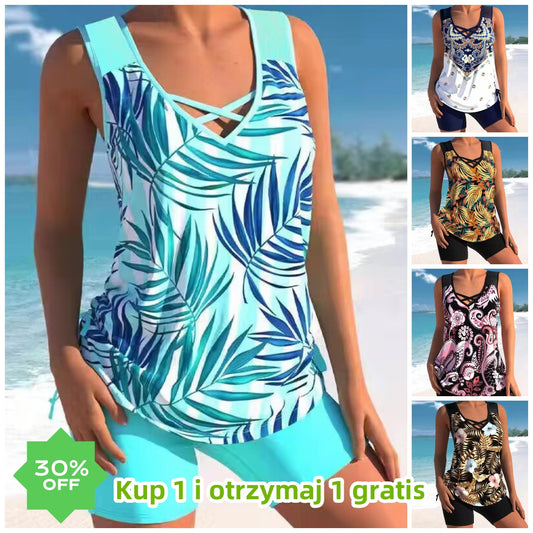 🩱【S-5XL】🩱Dvojdielne plavky s etnickou potlačou 🌊