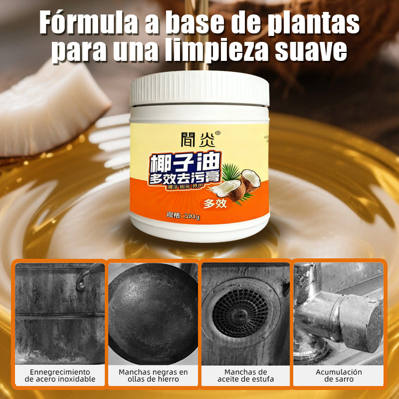 🔥【Compra 2 y llévate 2 gratis】Crema limpiadora doméstica multifuncional para limpiar aceite, óxido y sarro.
