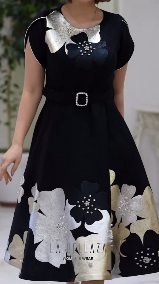 🔥🔥【S-5XL】🌺👗 Nowa, letnia sukienka damska z krótkim rękawem, elegancka w kwiaty, wysokiej jakości, której nie można przegapić.