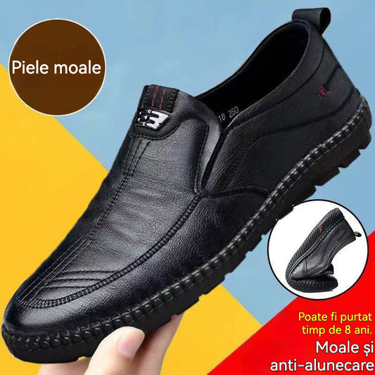 [38-44]👞Kožené mäkké topánky pre starších mužov｜Priedušné a pohodlné｜Chôdza bez únavy