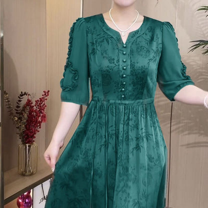 ✨【M-5XL】🍁2024 Jesienne nowe wysokiej jakości sukienki z paskiem