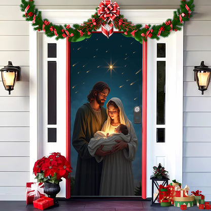 【Compra 1 y llévate 1 gratis】🎄Oferta anticipada de Navidad: 50 % de descuento en 🎅Decoraciones navideñas para puertas🎅