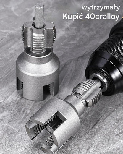 ✔️20 mm + 25 mm🛠️ Nowy typ wiertła ze zintegrowanym otwieraczem gwintów do rur wodnych wewnętrznych i zewnętrznych (dotyczy PPR, PEPVC)