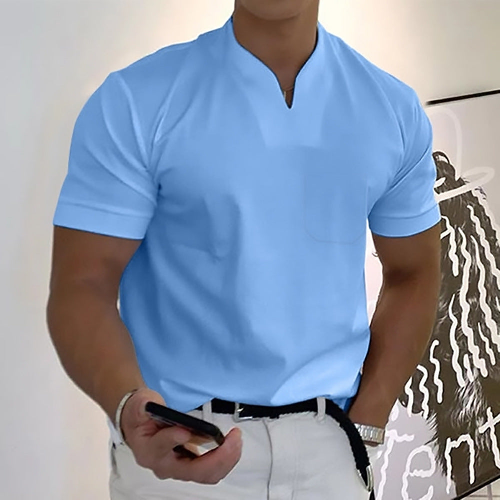 【S-5XL】👕2025 Męska letnia koszula z krótkim rękawem z bawełny typu Stretch