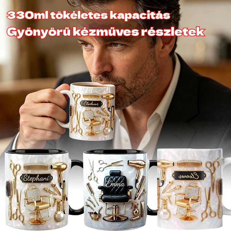 ✨✂️Személyre szabott, könnyű és luxus kerámia kávésbögre