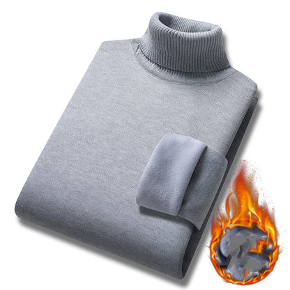 Nowym stylu, lekki, luksusowy męski sweter z golfem