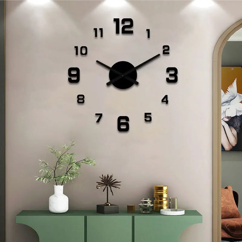 🕰🕰3D világító akril falióra készlet (csak összeszerelés)