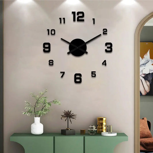 🕰🕰3D világító akril falióra készlet (csak összeszerelés)