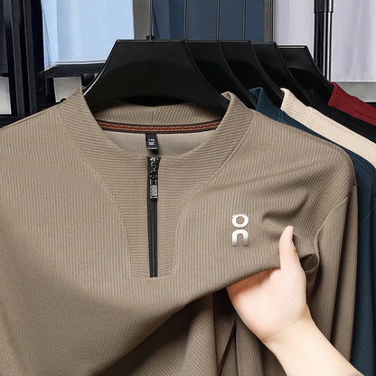 😍🔥【45-100 kg】Nový módny a pohodlný pánsky sveter na zips, nevyhnutnosť na jeseň a zimu