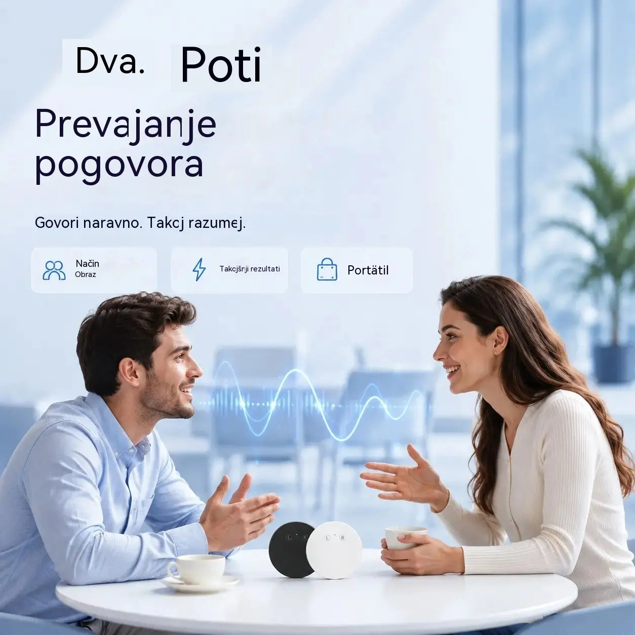Naprava za prevajanje jezikov z umetno inteligenco – dvosmerni glasovni prevajalnik v realnem času s podporo za več jezikov
