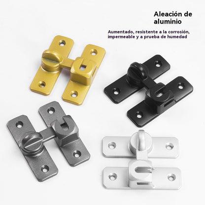 🔐🔑  49% de descuento 🔥💥【Compre 1 y obtenga 1 gratis】pestillo de puerta de aleación de aluminio