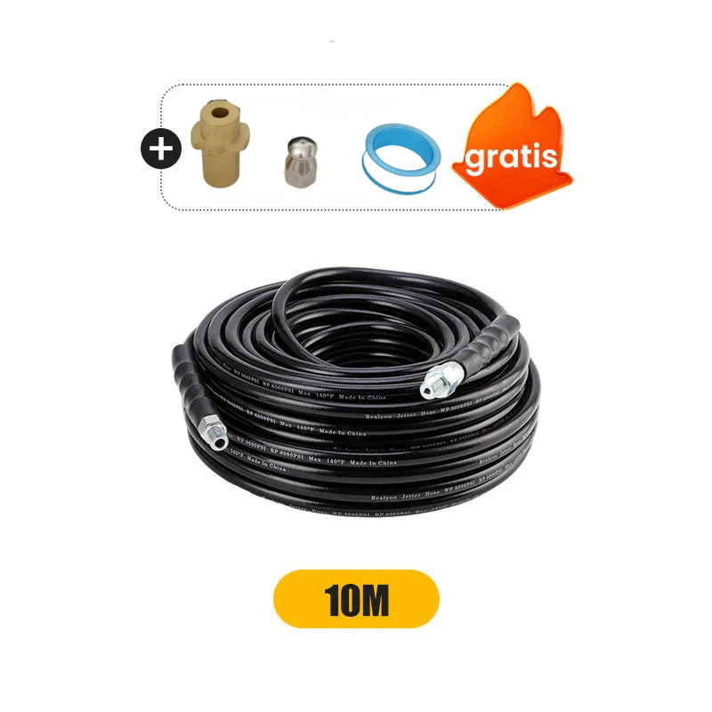 🌊 Narzędzie do czyszczenia rur do podłączenia do myjni samochodowej 💧 Czyścik do rur do łazienki/kuchni 🧹 Strumień wody o wysokim ciśnieniu do szybkiego udrożnienia, odporny na wysokie ciśnienie i szczelny bez wycieków