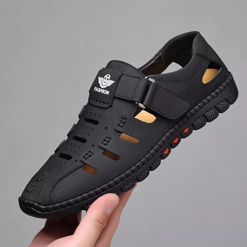 👣【Rozmiary 38-44】🍃2026 Oddychające buty codzienne z dziurami, skóra naturalna, miękka podeszwa, antypoślizgowe