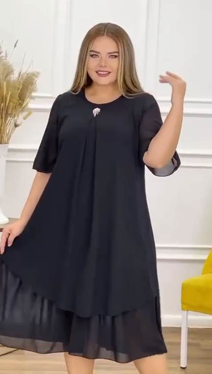 🌷🎁【S-5XL】 ❤️2025 Noi rochii de înaltă calitate din sifon de înaltă calitate