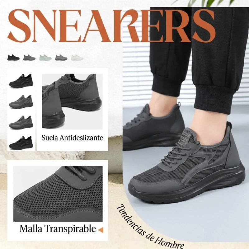 【39-44】Nueva colección de zapatos de hombre para el verano de 2026: versátiles, transpirables y de estilo deportivo informal.