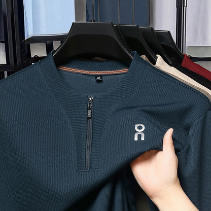 😍🔥【45-100 kg】Nový módny a pohodlný pánsky sveter na zips, nevyhnutnosť na jeseň a zimu