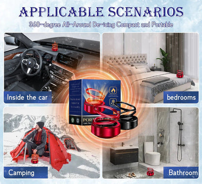 🔥🚗【50% zniżki!!!】【Kup 1, otrzymaj 1 gratis】Niezbędnik na zimę - Przenośny grzejnik molekularny z energią kinetyczną