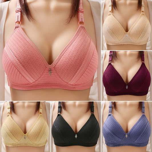 🔥50% zniżki — 【4 pary】 Seksowny biustonosz push-up najwyższej jakości, bezszwowy