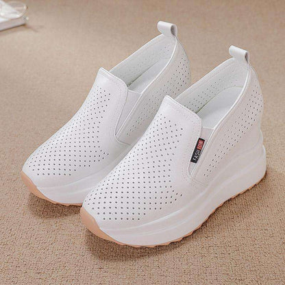 【35-40】2025 casualowe buty na koturnie dla kobiet, 100% skóra naturalna🔥 Darmowa wysyłka. ✅Płatność przy odbiorze