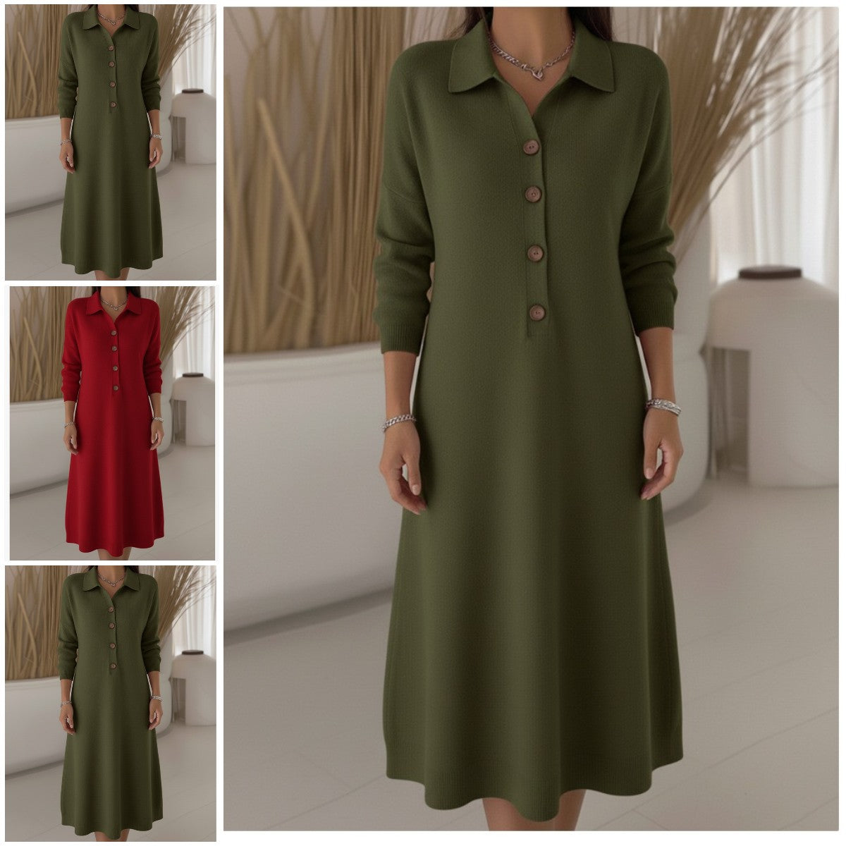 🔥【S - 3XL】Nové pletené šaty na jeseň/zimu 2026