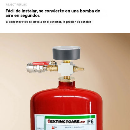 【Kup 1, a otrzymasz 1 gratis】👍👍Ta domowej roboty butelka na gaśnicę została przekształcona w butlę z gazem do użytku na dużych wysokościach, idealną na kemping i pikniki, i jest wyposażona w dmuchany zawór.