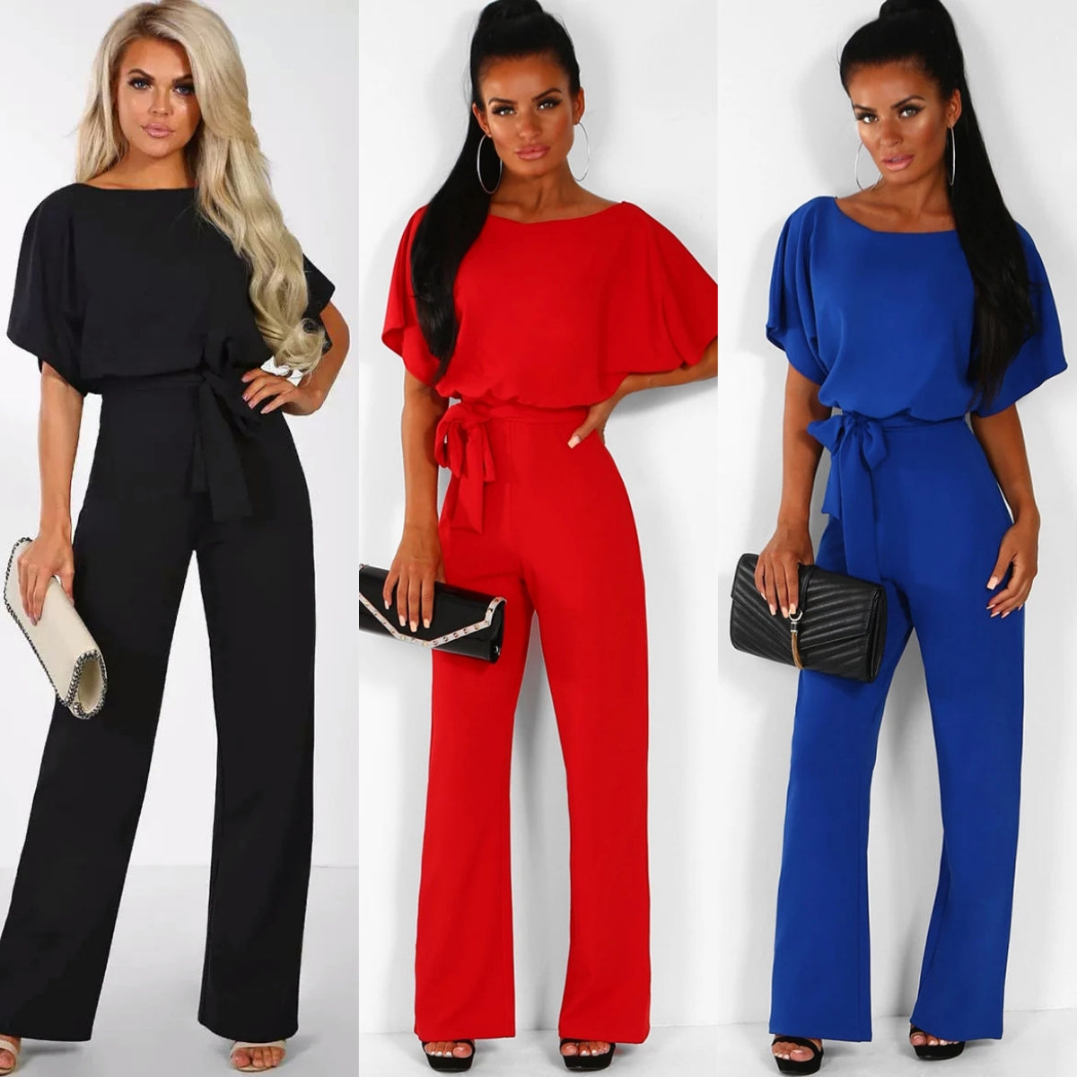 ✨【S–3XL】Jednoduchý a elegantní overal na zavazování, ležérní a módní, prodyšný a pohodlný