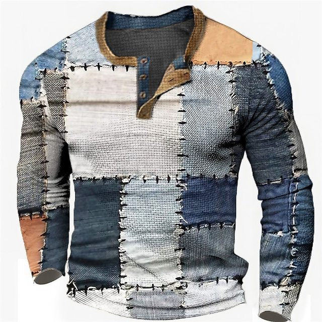 🔥🔥Nova moška polo majica z dolgimi rokavi velike velikosti【S-4XL】