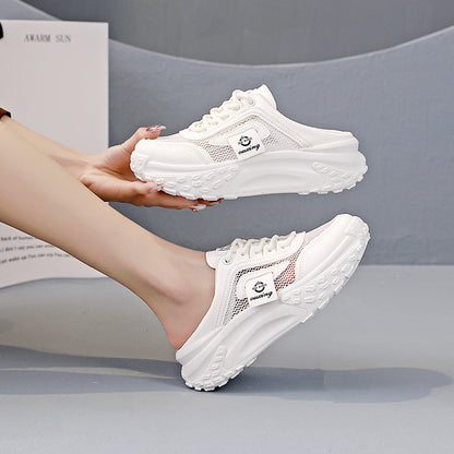 【35-40】👟Sandale noi din plasă 2025, papuci casual pentru femei, slip-on-uri de vară, pantofi leneși și pantofi sport