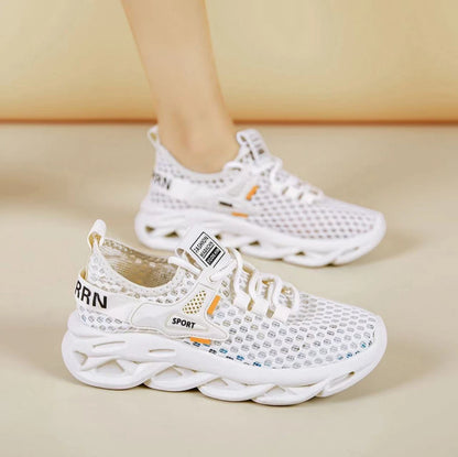 🏆【50% ZNIŻKI】Nowe wiosenne i letnie oddychające buty z siateczki z grubą podeszwą