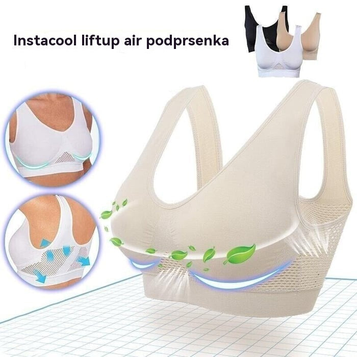 😍【Balenie 4 kusov】Bezšvová podprsenka pre plné veľkosti ❤️ Priedušná a chladivá 【40-120KG】