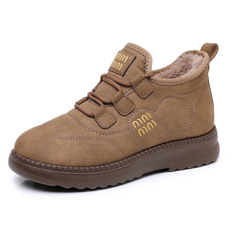 🔥【35-41】Zimné nové štýlové plyšové zahustené teplé snehové čižmy 2025, pohodlné, protišmykové, hrubá podrážka vám neunaví nohy