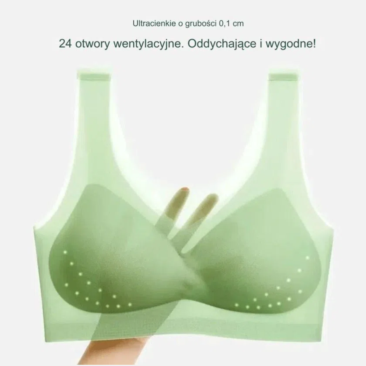 🥰【Výpredaj 5 kusov】Ultra tenká podprsenka, podpora, bez drôtených krúžkov, super pohodlná 