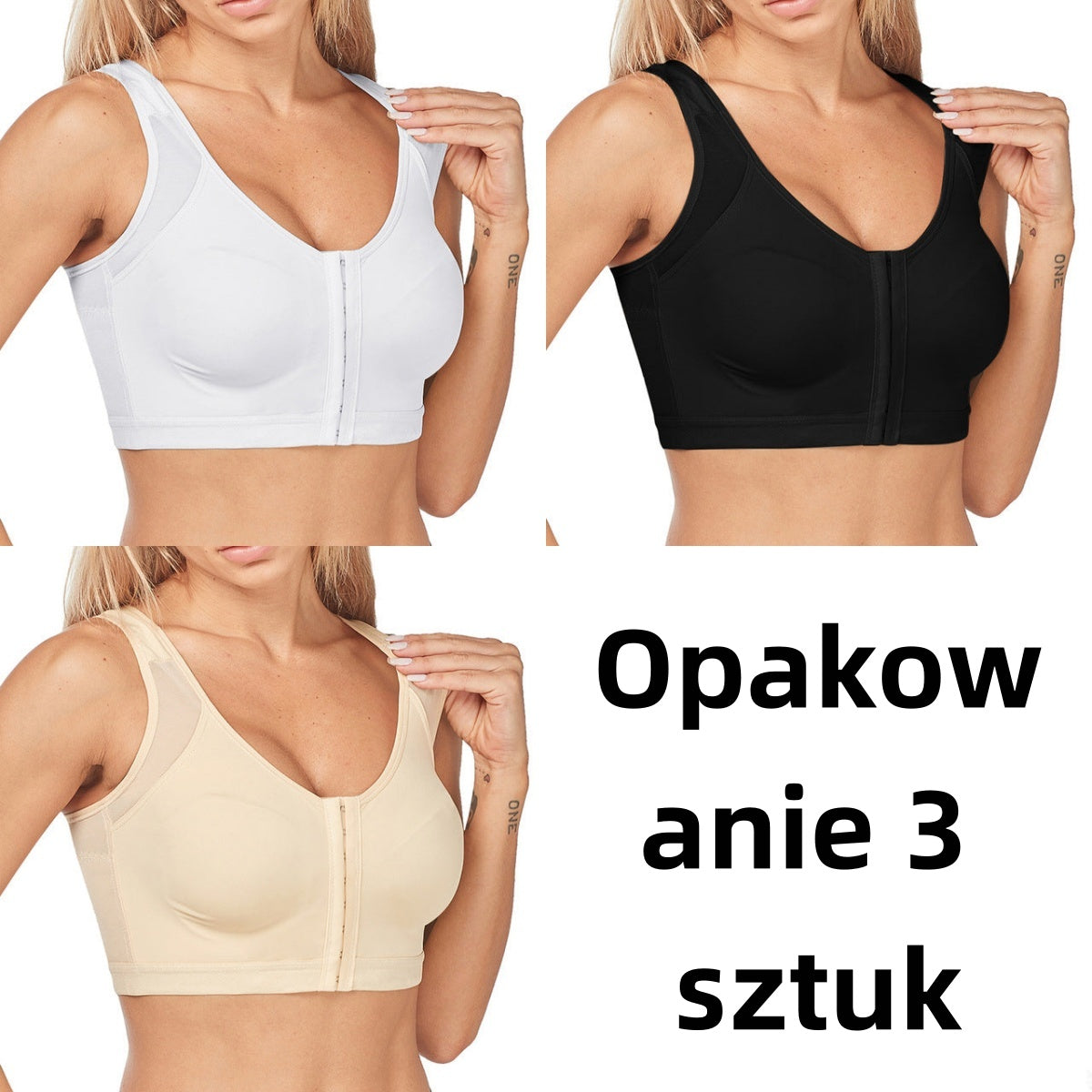 🥰【Kup jeden, a drugi dostaniesz gratis】👙【40-120 kg】Biustonosz z pełnym wsparciem miseczek