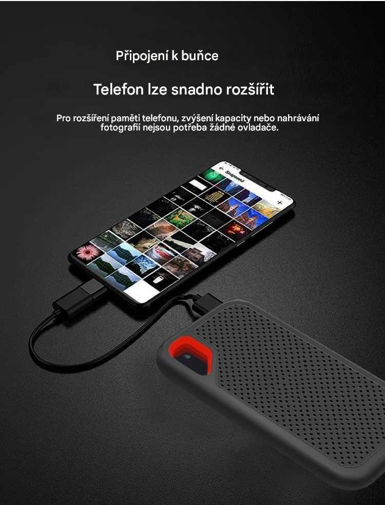 💻⚡【Poslední den slevy -50 %】💥【32TB】Přenosný externí disk s velkou kapacitou a rychlým přenosem