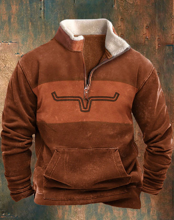 【S-3XL】🔥Sudadera térmica gruesa para hombre 2025 | Manga larga con diseño 3D | Ideal para otoño e invierno contra el frío