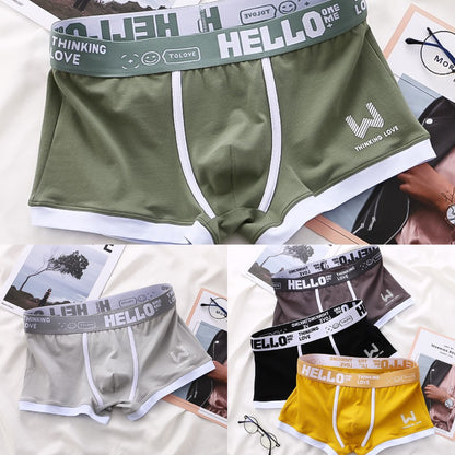 【🔥🔥Połowa ceny】【Opakowanie 5 sztuk】Bokserki męskie Gwen z czystej bawełny