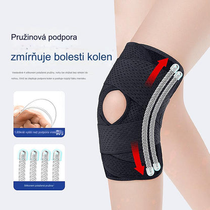 🦵【Kup 1 a získej 1 zdarma】Dvojité pružinové chrániče kolen, vhodné pro běh, cyklistiku, hraní míče a jiné sporty