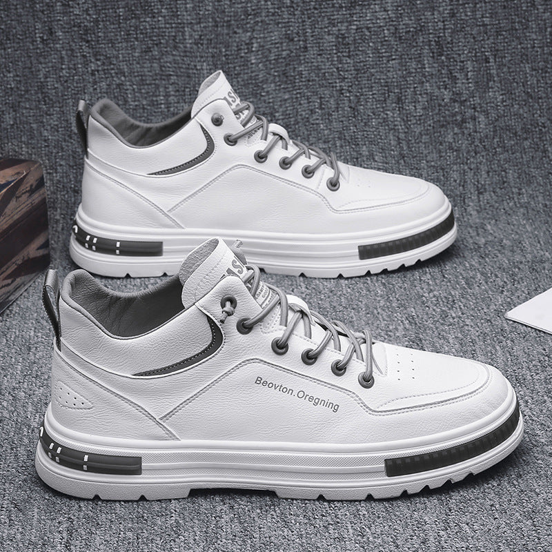 🔥【50% off】👟【39-44】2025 oddychające, skórzane, męskie, płaskie buty biznesowe